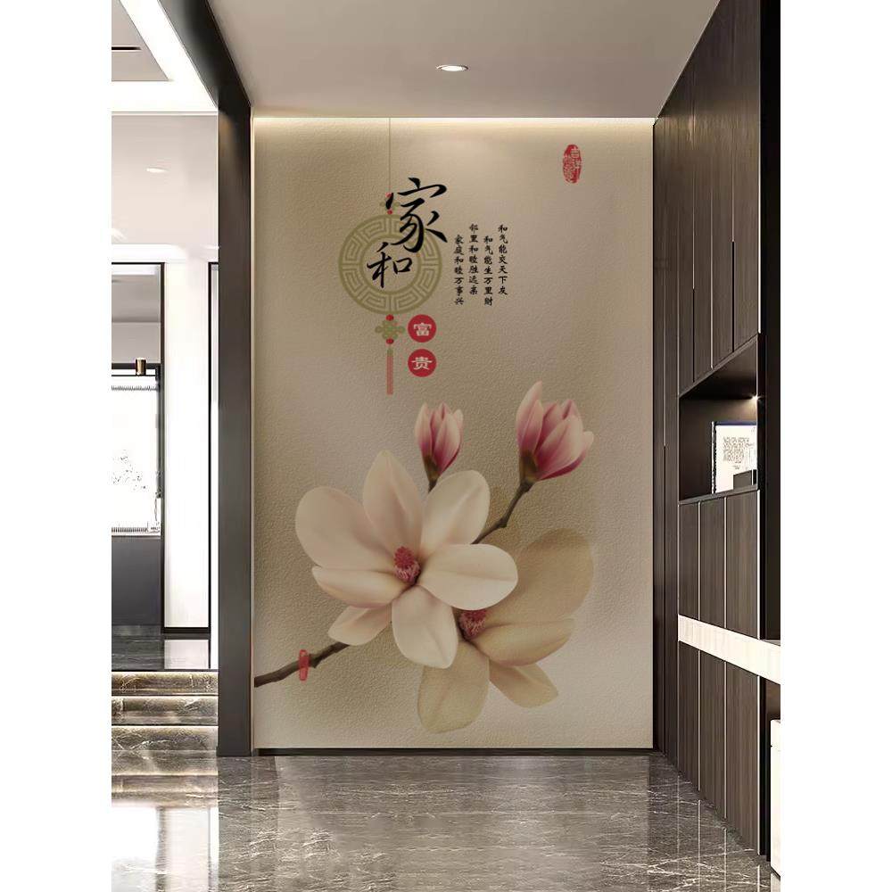 3D立体现代简单8D入口背景墙壁纸垂直走廊过道壁画壁纸5D无缝墙布