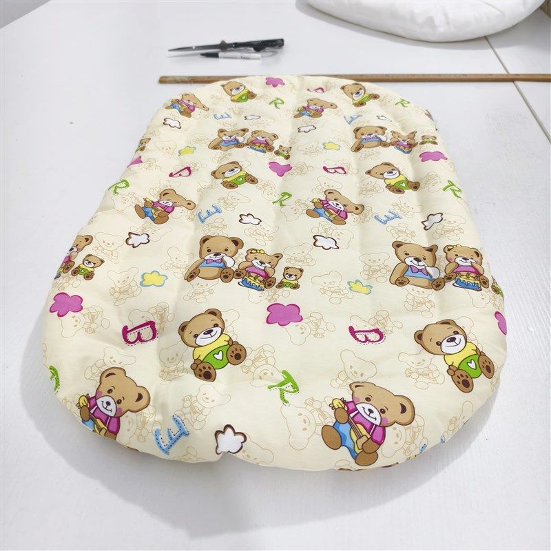 定做纯棉花椭圆尿垫褥子婴儿摇篮垫子推车床垫猫狗圆形小号萌宠垫,床上用品,棉花被,淘宝优惠券,粉丝福利购,淘宝优惠卷