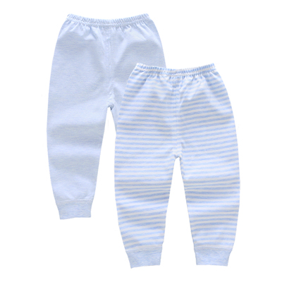新生婴幼儿童两2条睡裤纯棉保暖裤子可开裆宝宝秋裤0男1岁女3线裤