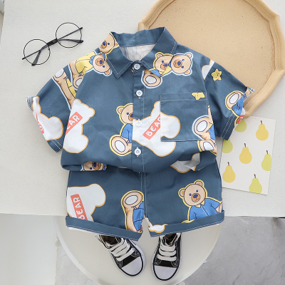 男宝宝夏装1岁半九11一8八5五9十个月女婴儿夏季衣服分体夏天套装