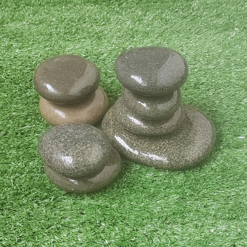 乌龟晒台石头天然鹅卵石超大鱼缸观景石扁平造景爬石台浮岛晒背台