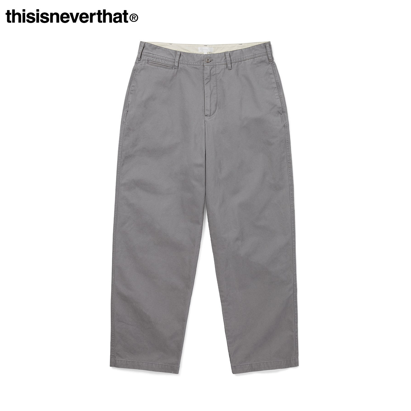 thisisneverthat® Chino Pant 26年秋季宽松休闲长裤通勤直筒裤