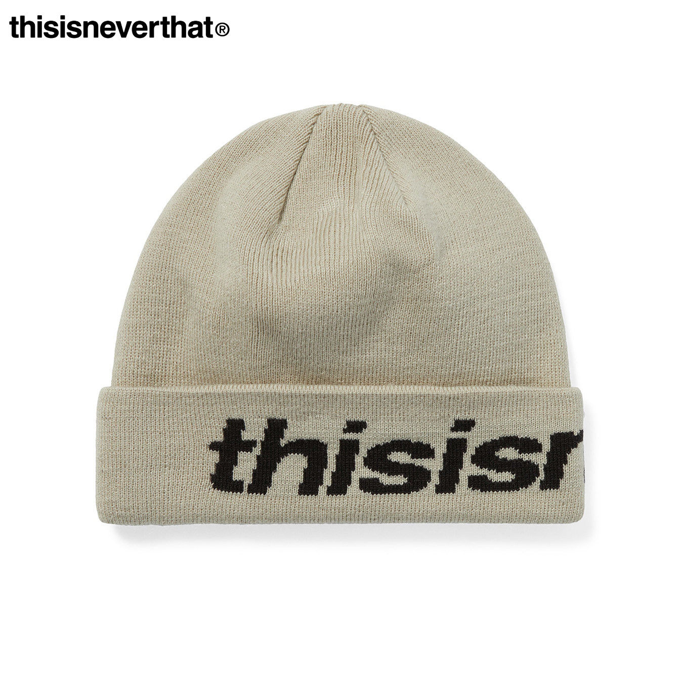 thisisneverthat® HSP-Logo Big Cuff Beanie 26秋针织冷帽潮酷