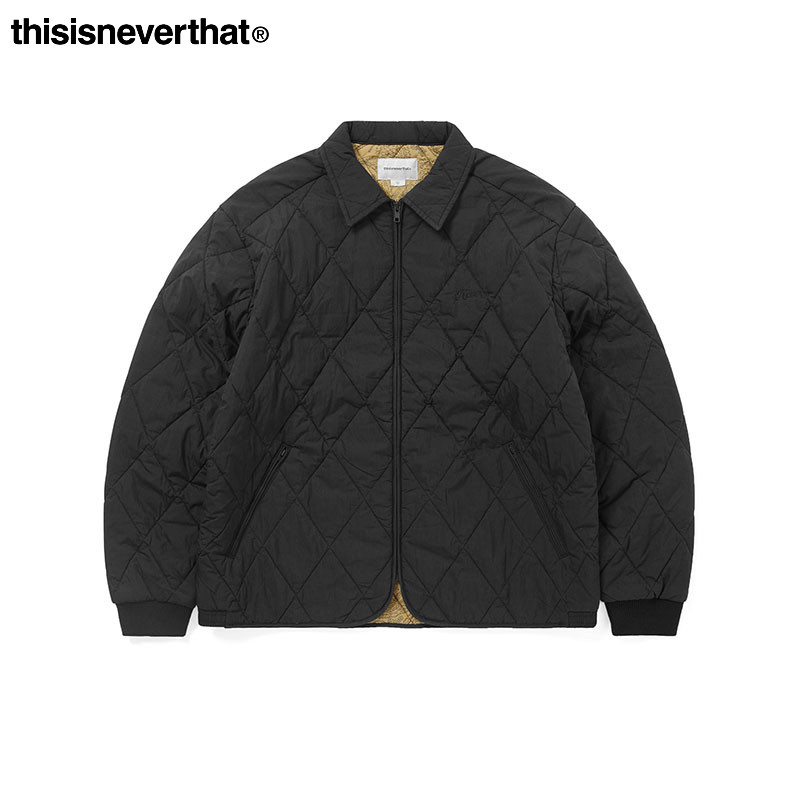 thisisneverthat®Quilted Jacket秋冬新款纯色绗缝夹克外套男款