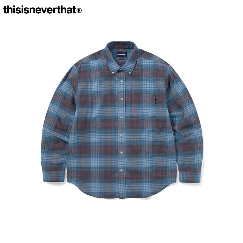 thisisneverthat® Flannel Check Shirt 25春夏新款格子衬衫男款
