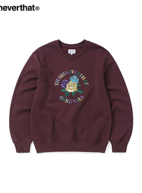 thisisneverthat® Roses Crewneck 秋冬花束混色印花圆领卫衣