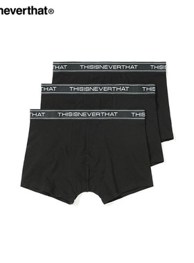 thisisneverthat® Cotton Briefs 3Pack logo男士内裤四角裤三入
