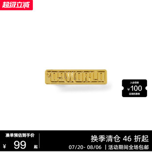 thisisneverthat® 原创金属创意徽章胸针配饰 09World Pin新款