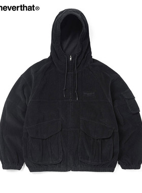 thisisneverthat®Corduroy Field Jacket 秋冬新款拉链连帽外套