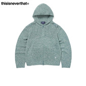 Hoodie thisisneverthat® 25秋冬针织外套 Zip Crochet Knit