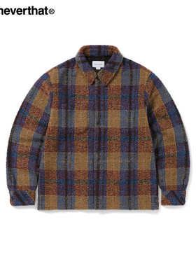 thisisneverthat® Boucle Check shirt 秋冬季格纹衬衫外套