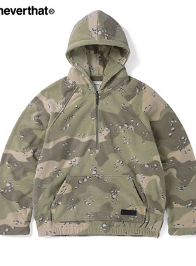 thisisneverthat®Hooded Fleece Half Zip Pullover秋冬卫衣