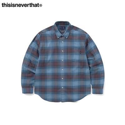 thisisneverthat® Flannel Check Shirt 25春夏新款格子衬衫男款
