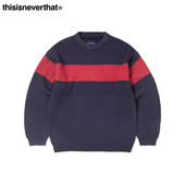 秋冬新款 thisisneverthat® 毛衣 Knit Sweater Washed Block