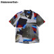 Torn 拼色印花短袖 Rayon thisisneverthat® Shirt新款 衬衫
