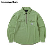 Half Zip Shirt thisisneverthat® 秋冬半拉链套头衬衫