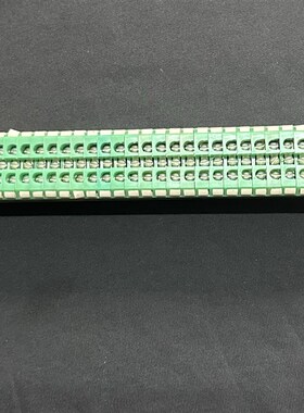 D1-10 2.5mm/15A 500V 30节全铜绿色接线板,可分柝10节 15节 20