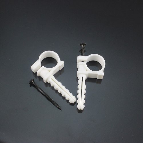 P型管卡 PPR管夹 塑料迫码管扣 水管固定卡子 20/25/32/40 配螺钉