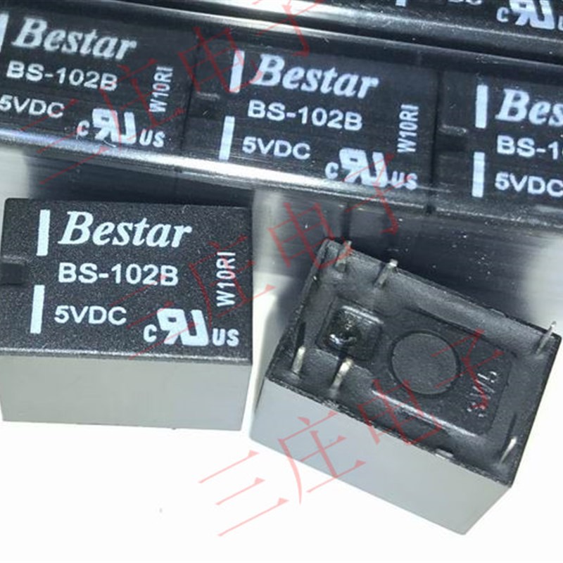 全新 6脚 继电器 BS-102B 5VDC;BS-102 12VDC;4100-5V/12V