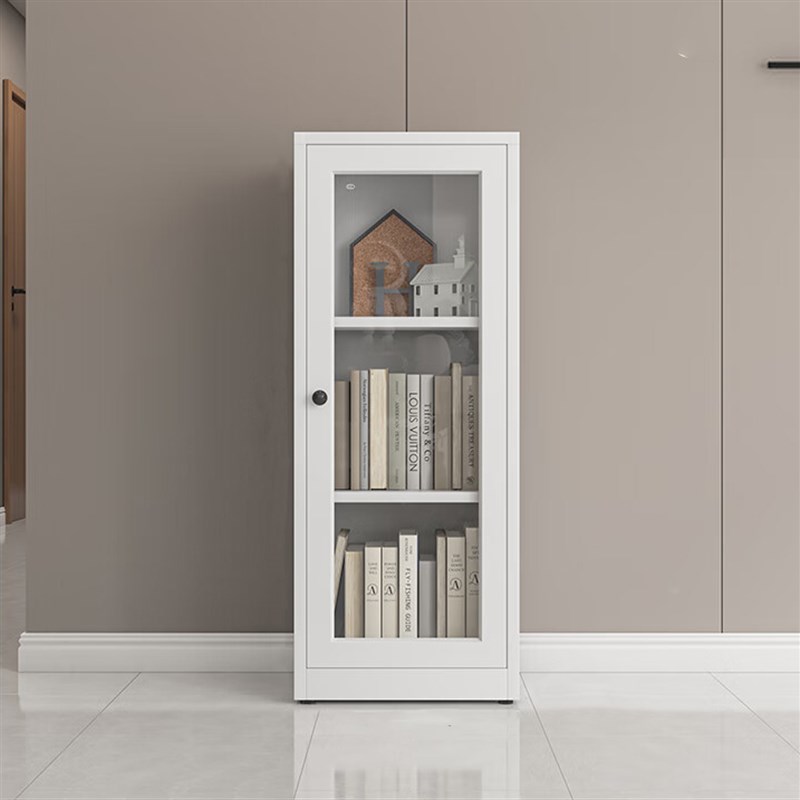 家用铁艺书柜开放式书架客厅书房收纳展示柜落地书柜储物柜组合柜