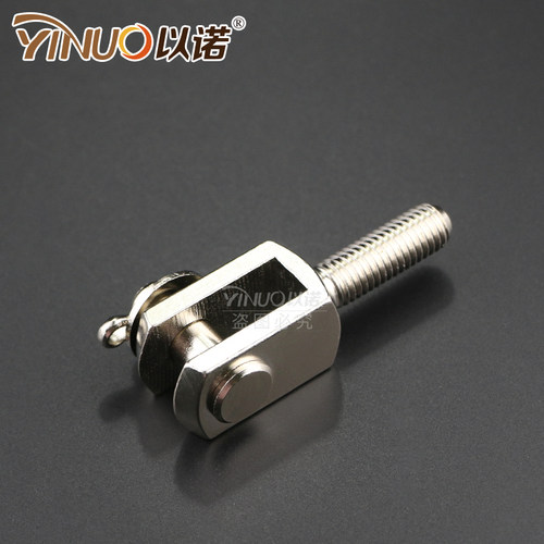 SDA气缸附配件 带销子外丝Y型接头6*1/8*1.25/10*1.5/12*1.25/Y14