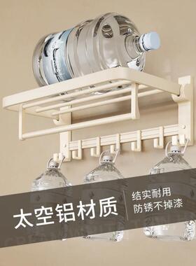 奶浴油风打孔XOY毛巾架浴室置物架卫生间免挂件五巾件套装洗手间