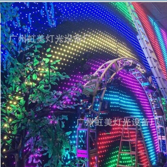 p10cmLED视频幕布图案文