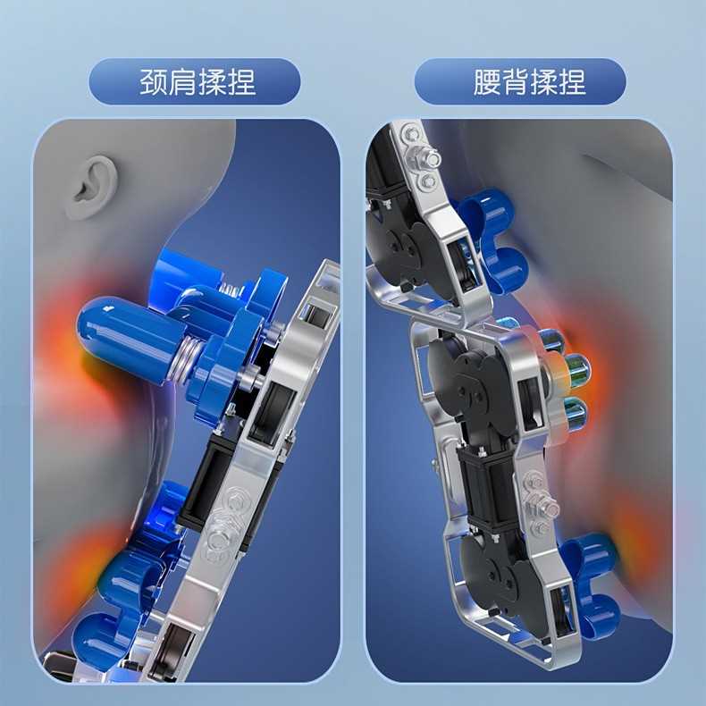 小型按摩椅家用全身多功能腰背揉捏豪华太空仓老人椅子电动全智能