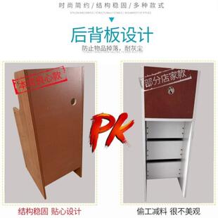2卧5 超窄床头柜带小20 30迷你床边小柜子室夹缝型收纳储物锁见描