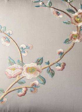 中PXU式刺绣全棉抱枕被两用公办子午睡夏季汽车内靠垫枕被头车载