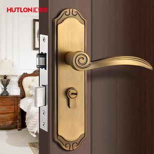 门锁室内防DS-8881卧室房门锁锁手实木门锁静音盗门门把通用型锁