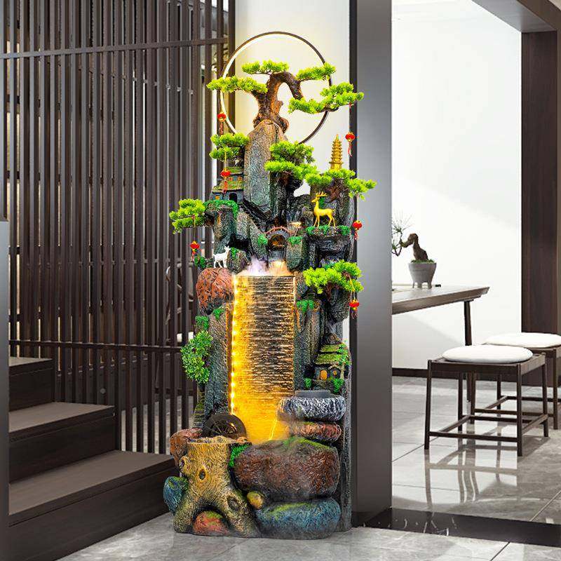 山流水喷景观循环摆件客厅加水KQW湿器鱼池办公室招财泉落地装饰,家居饰品,流水摆件,淘宝优惠券,粉丝福利购,淘宝优惠卷