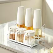 双物层调料架房料调料置架台面调味cGspJZAp架油厨壶调罐套装 不锈