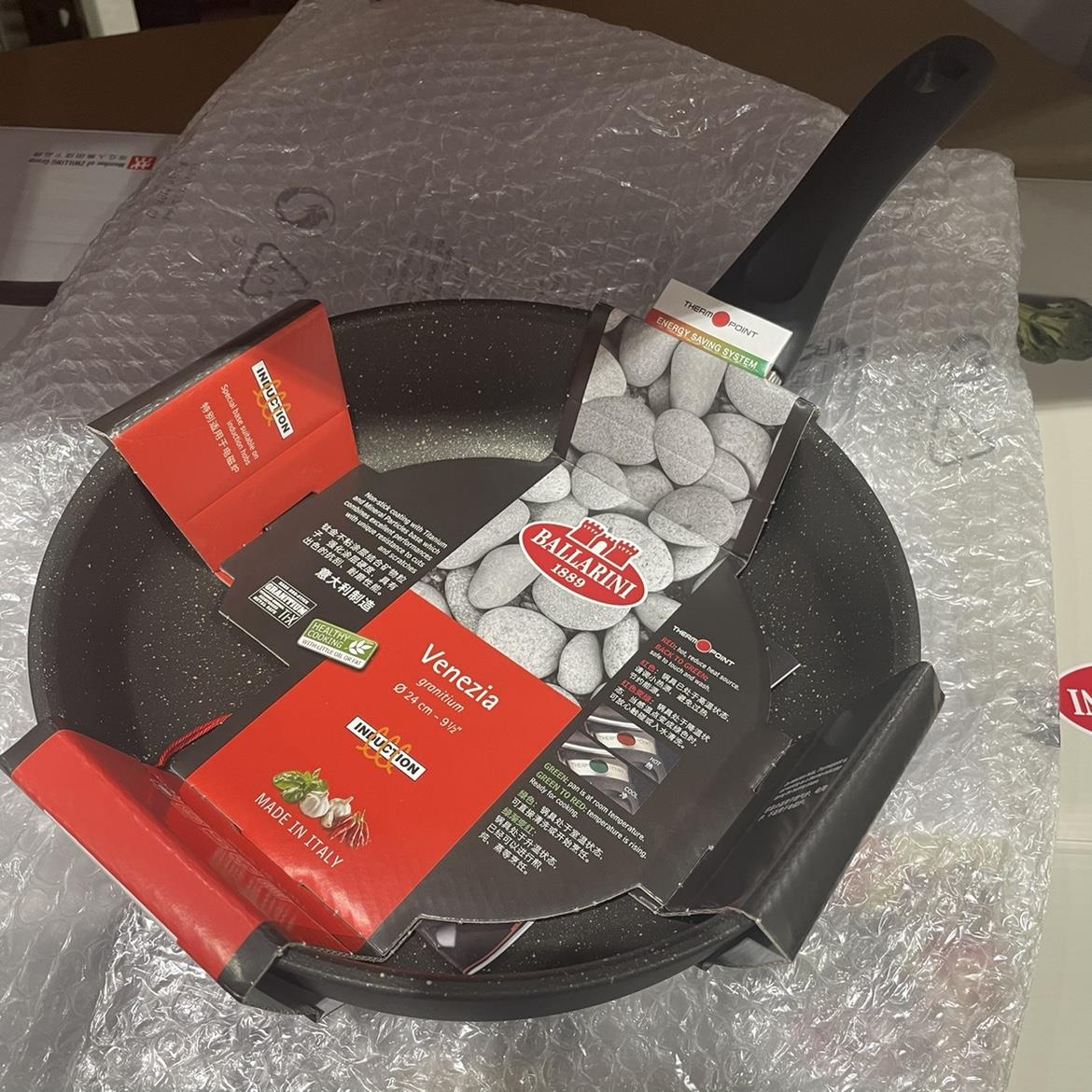 Ballarini巴拉利尼威尼斯钛合金系列意大利进口平底锅炒锅牛排锅