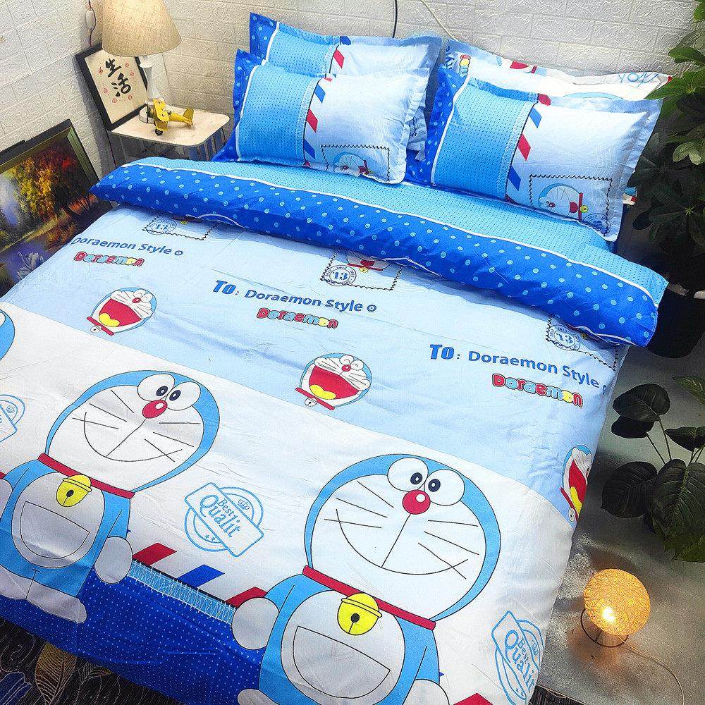 哆啦a梦被罩单件被套单人双人叮当猫床上四件套学生宿舍三件套