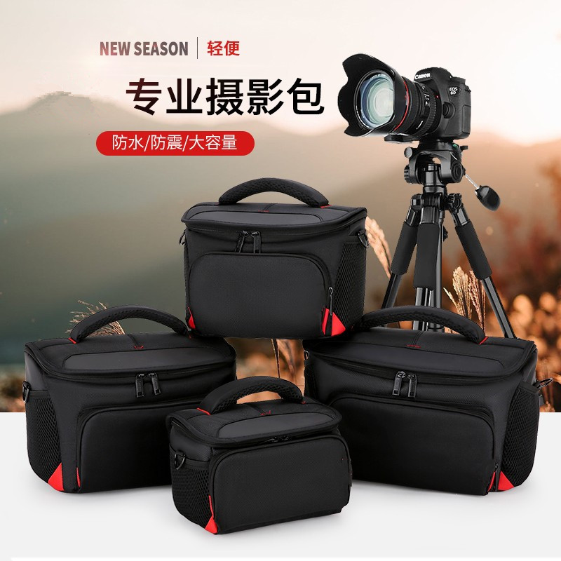 适用于佳能数码单反相机包单肩尼康防水摄影包5D4 5D3 5D2 600D 650D 700D 750D 760D 60D 70D 7D 7D2 6D 6D2