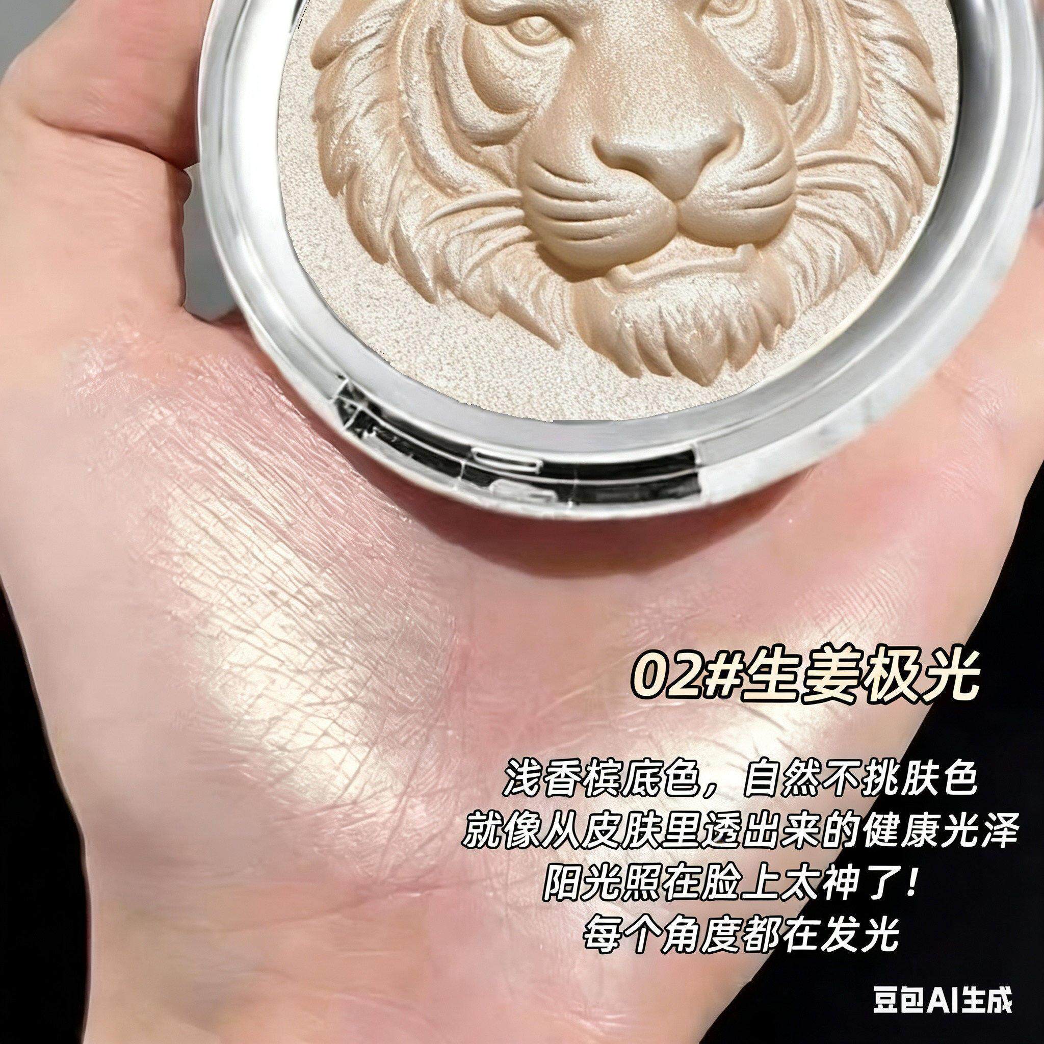 怎么会这么仙的高光!狮子头生高光粉有容膏修提亮KXX脸部水姜光