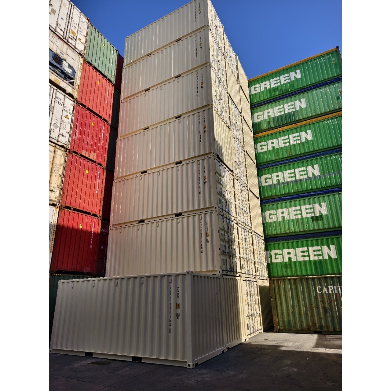 中集全新6米小箱，全新20GP海运集装箱，可出口可仓储，6米小高箱