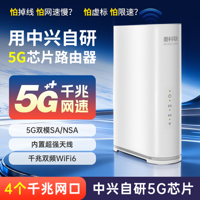 墨科联5G双卡切换路由器