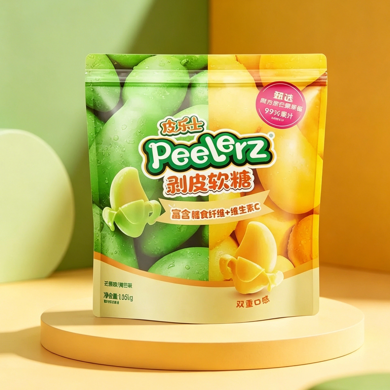 山姆皮乐士剥皮软糖果汁果味纯正不齁甜清甜不腻代购官方旗舰店图片