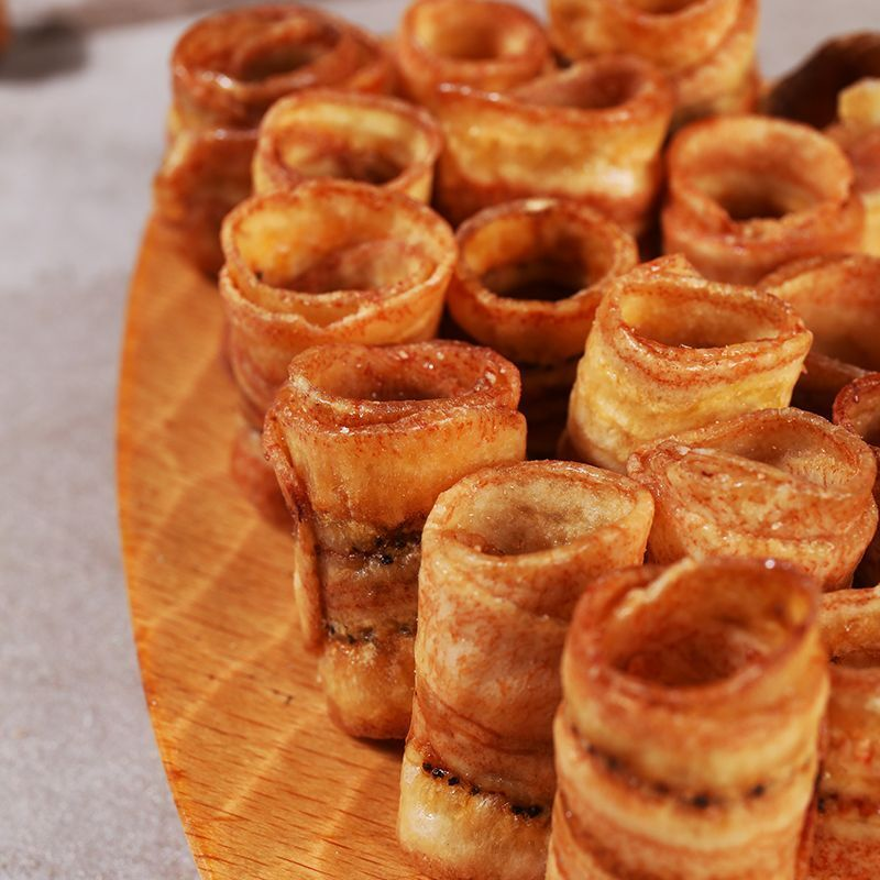 原味碳烤香蕉卷脆干非油炸香蕉片果干解馋咔嚓冬阴功健康零食小吃