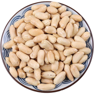 出口花生米无壳香酥盐焗原味熟花生仁去皮零食坚果牛扎糖原料