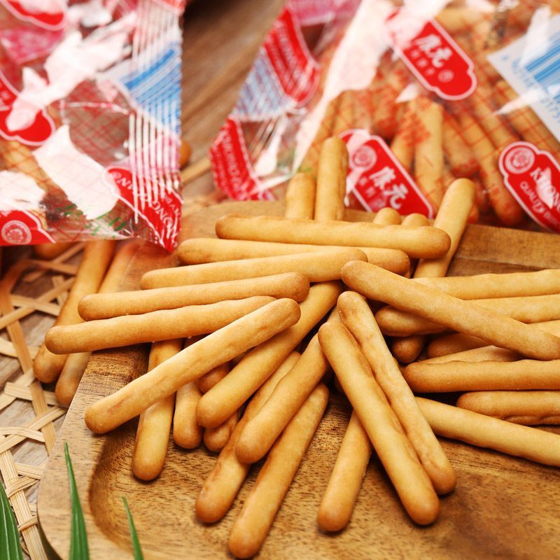 康元香酥条饼干拇指手指咸味饼干奶油条儿时8090怀旧零食品小吃