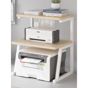 小型办公家用桌面上打印机置物架多功能收纳整理架多层复印机架子