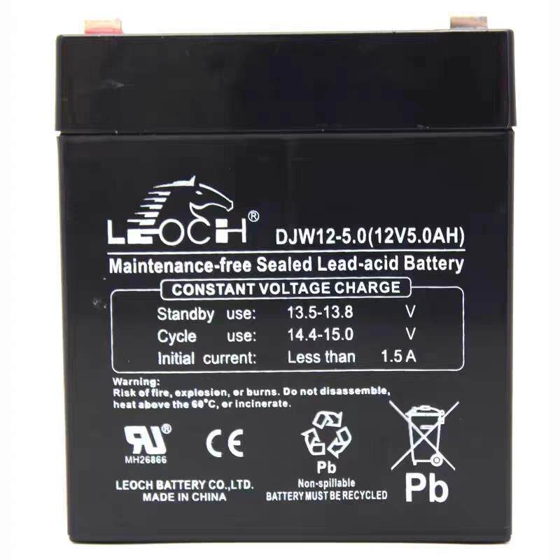 巨人通力电梯配件理士DJW12-5.0AH蓄电池轿顶应急电源12v5AH电瓶