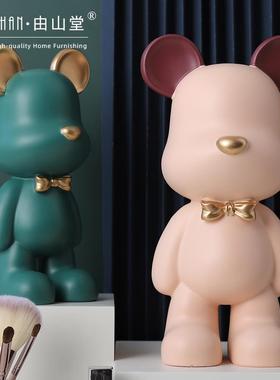 暴力熊摆件门口玄关客厅电视柜酒柜桌面摆设家居装饰品送生日礼物
