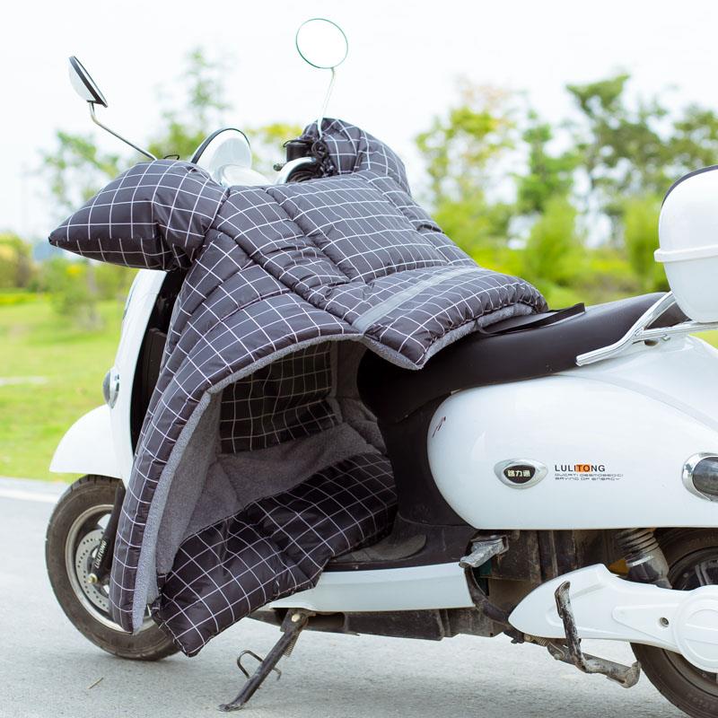 电动摩托车挡风被冬季加绒加厚保暖防水电瓶自行车电车防风罩秋冬
