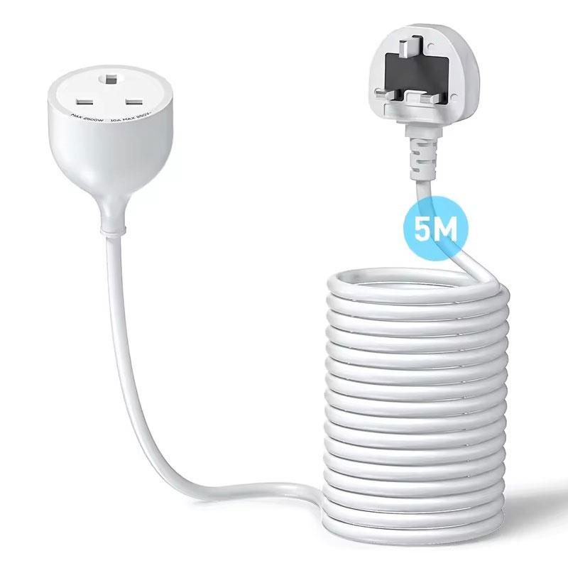 LDNIO电源延长线5米英式插孔和通用插座孔英规欧规美标插头2500W