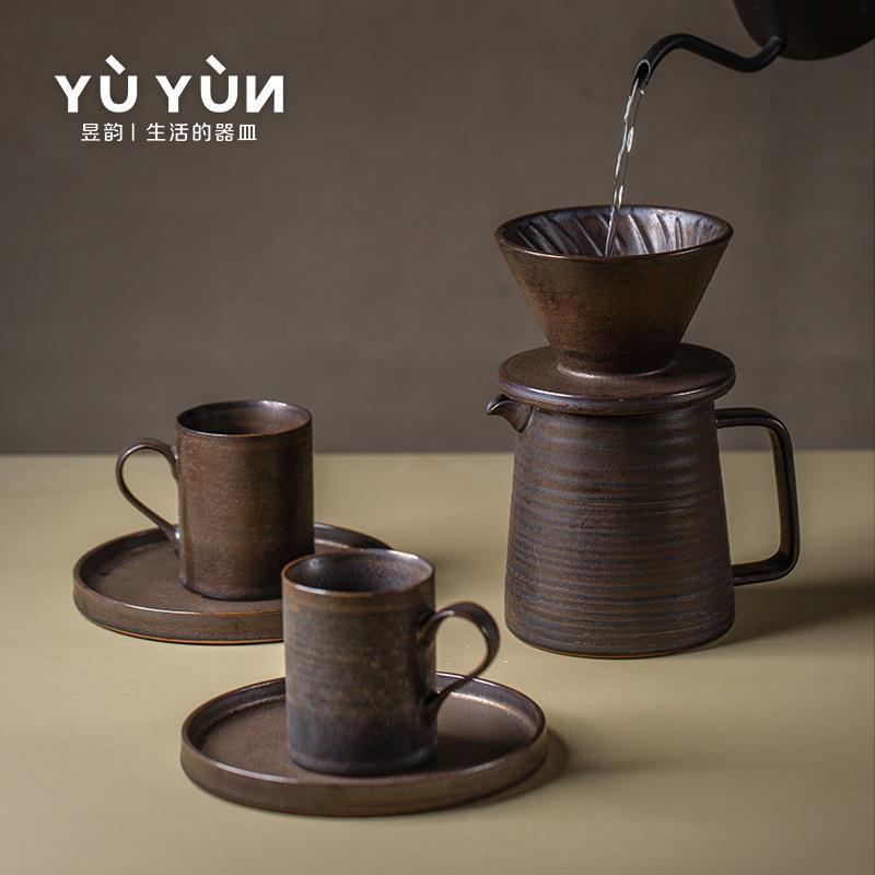 手冲咖啡杯套装 家用分享壶手工陶瓷咖啡壶滴漏式V60滤杯咖啡器具