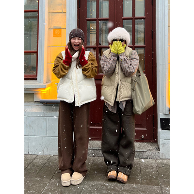 HAVVIND秋冬女士弗洛姆鹅绒背心